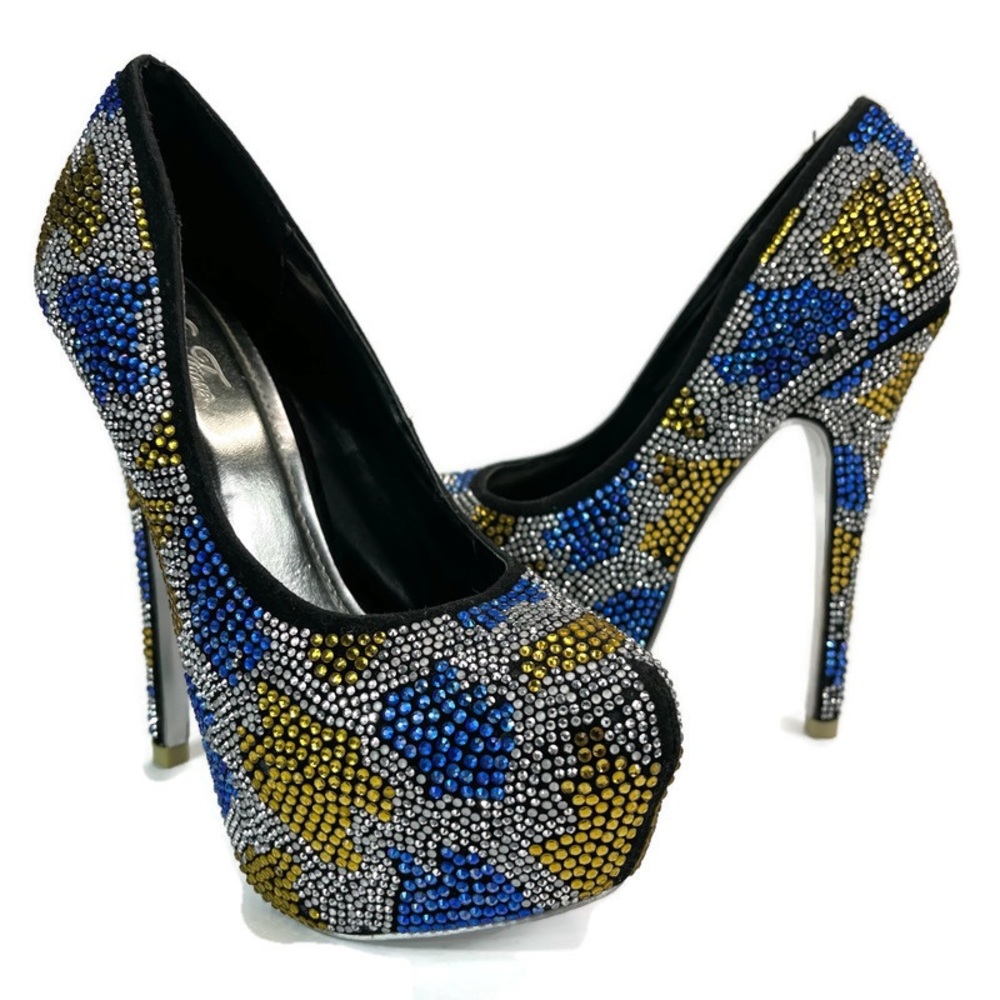 Vigo Fiore Heels Platform Pumps Size 7.5